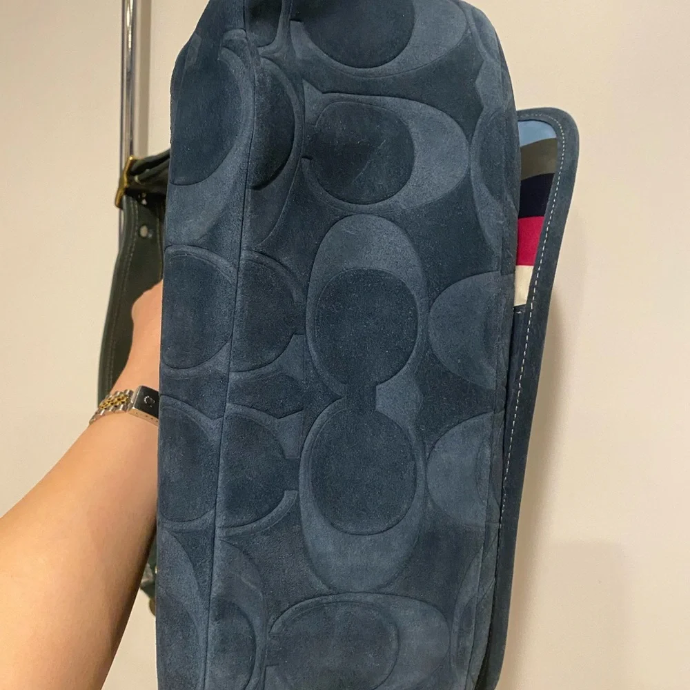 Coach 65th Anniversary Suede Leather Bag - Picture 15 of 15